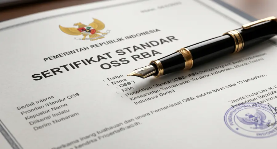 Dokumen perizinan dari PT konsultan perizinan OSS Indonesia yang telah divalidasi.