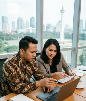 Profesionalisme dan transparansi kerja tim konsultan perizinan.